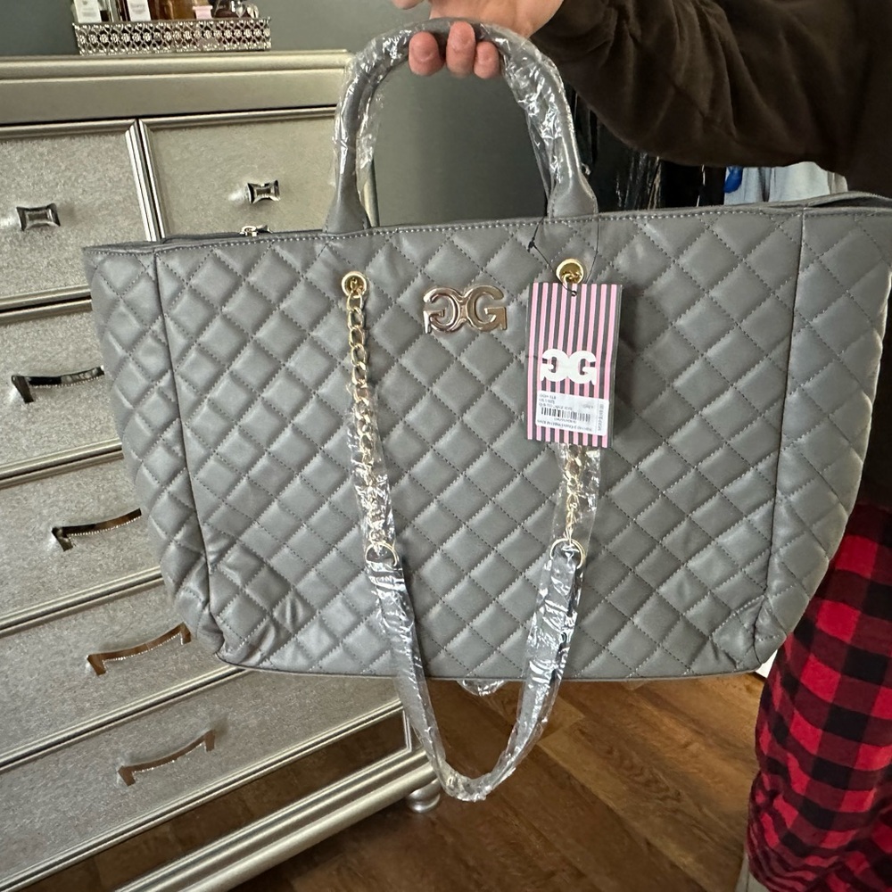 Gilda Paris Large Quilted Tote Bag